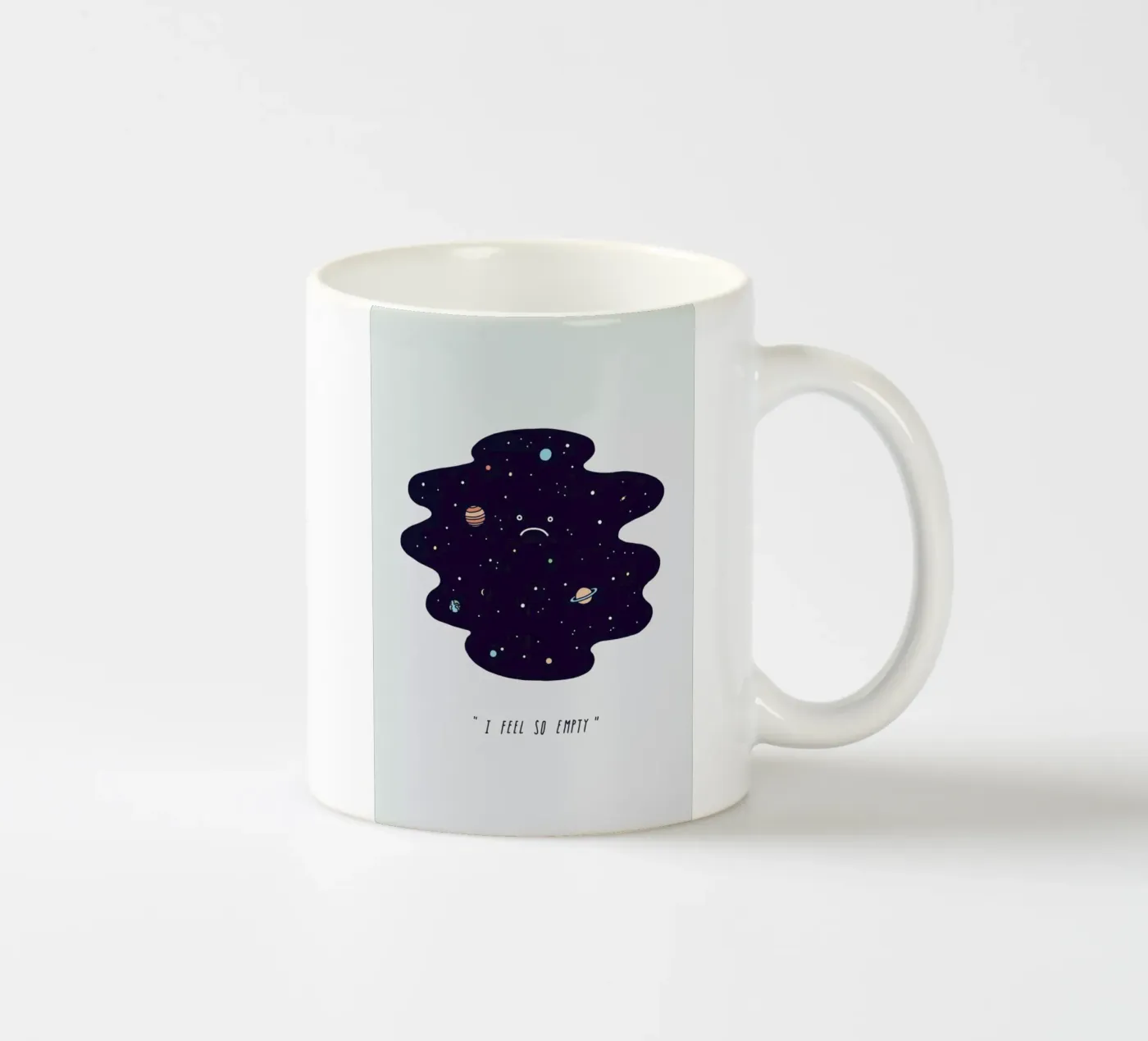 Negative Space ceramic mug by Jaco Haasbroek