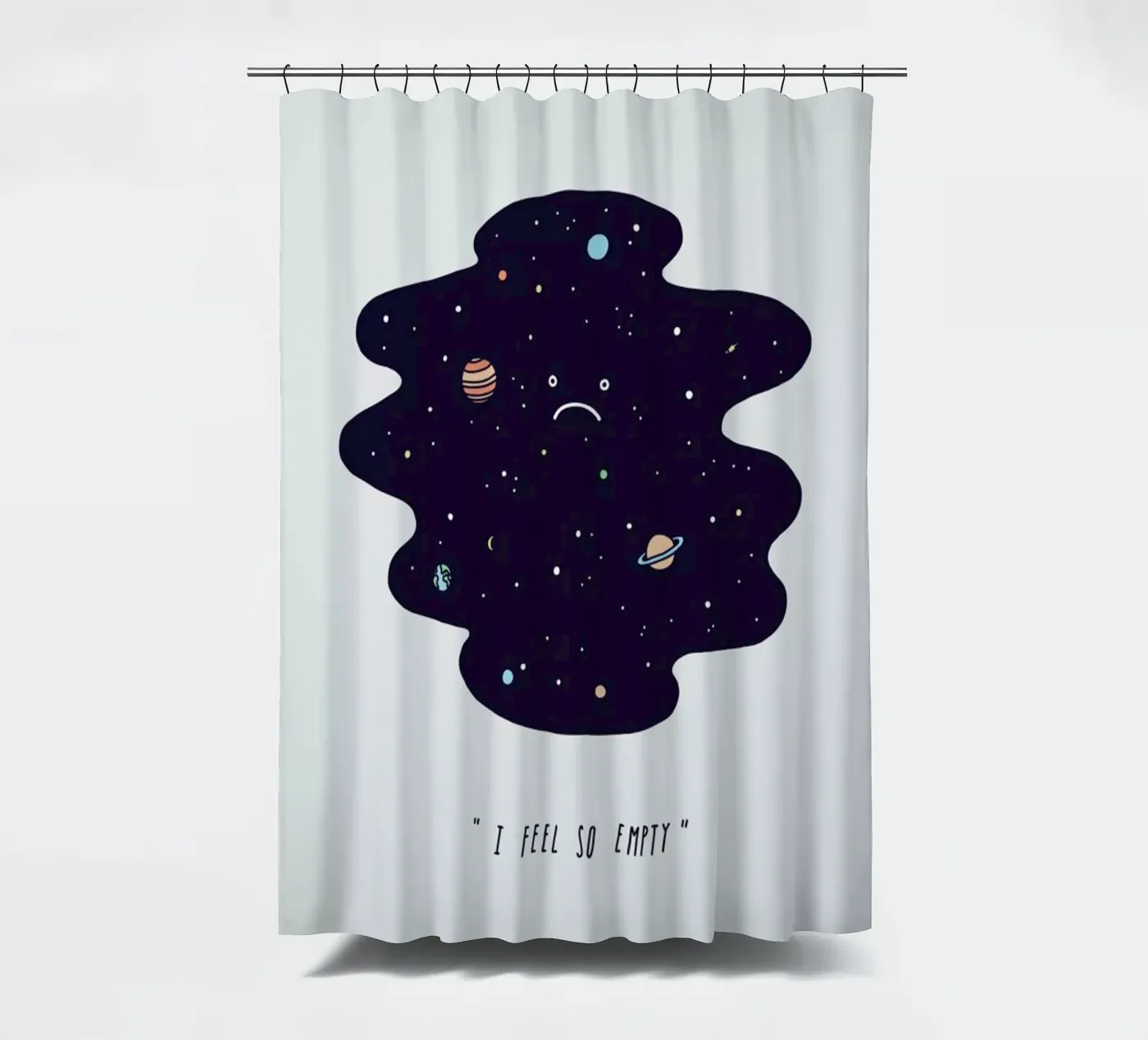 Negative Space Duschvorhang von Jaco Haasbroek
