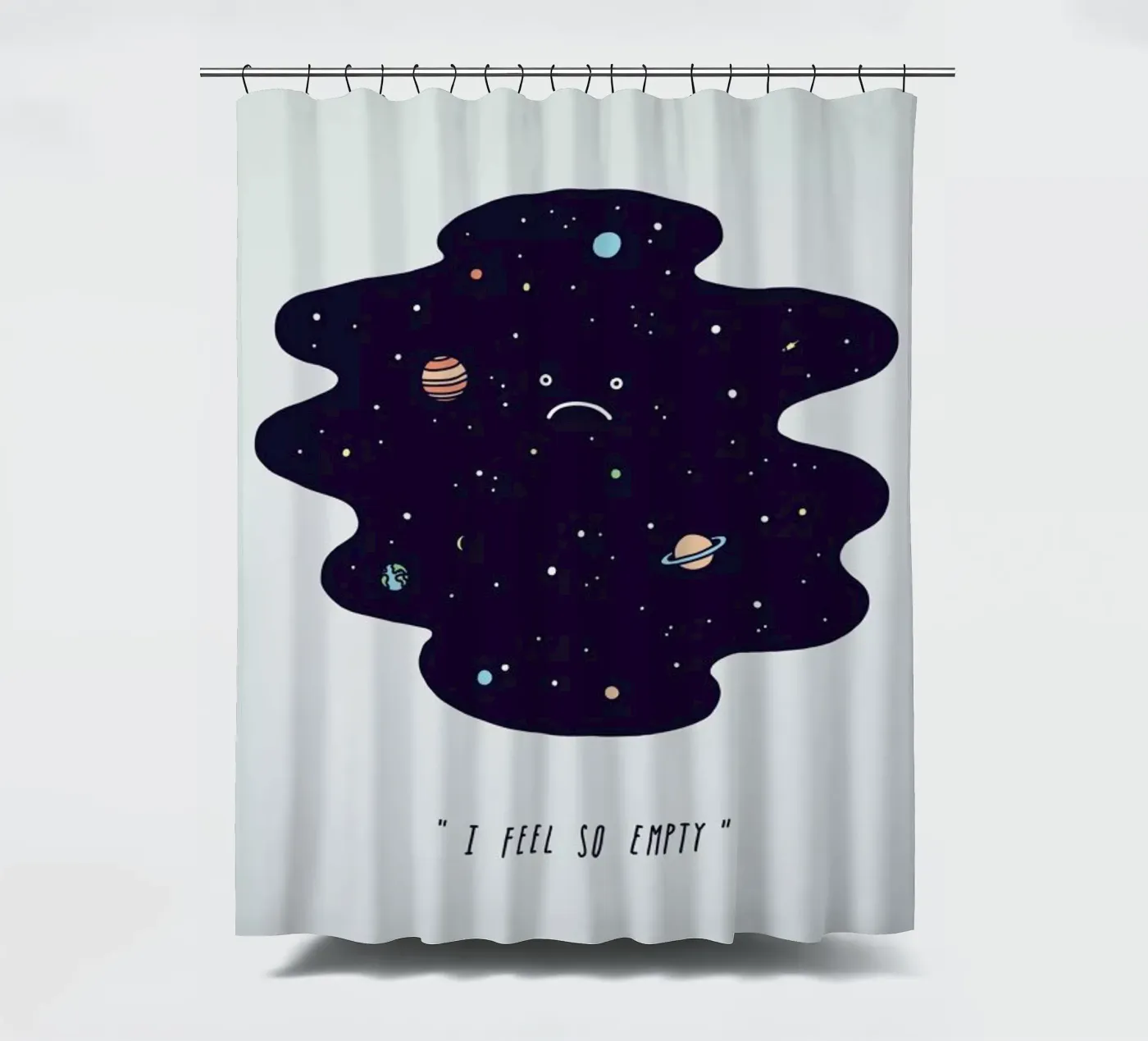 Negative Space Duschvorhang von Jaco Haasbroek
