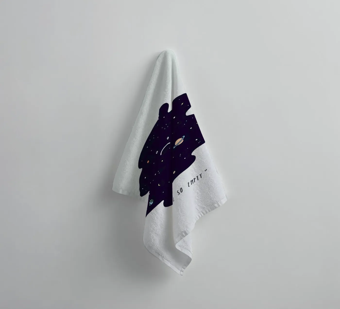 Negative Space towel by Jaco Haasbroek