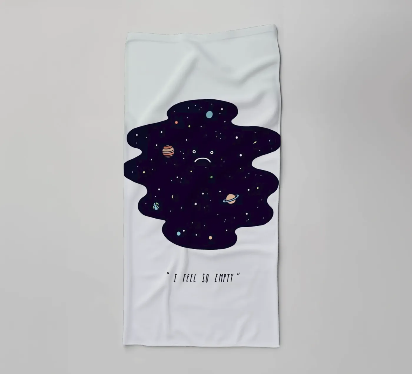 Negative Space towel by Jaco Haasbroek