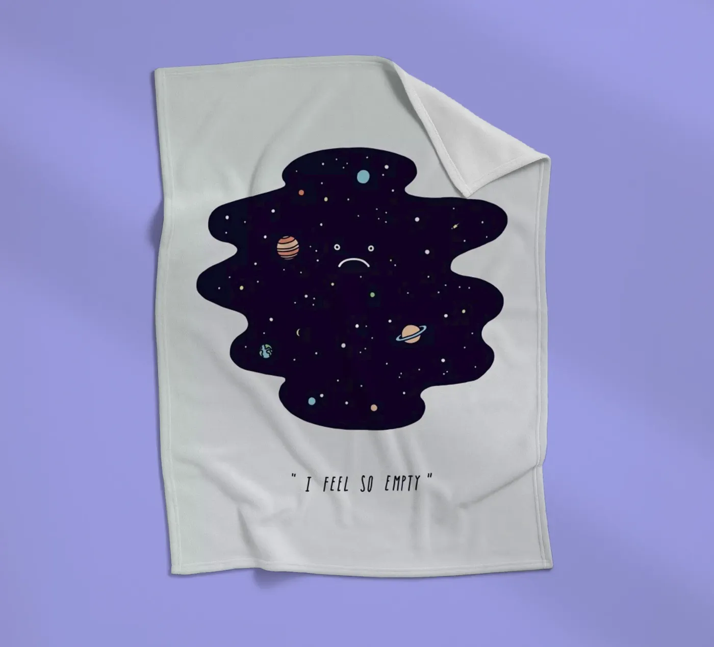 Negative Space Fleecedecke von Jaco Haasbroek