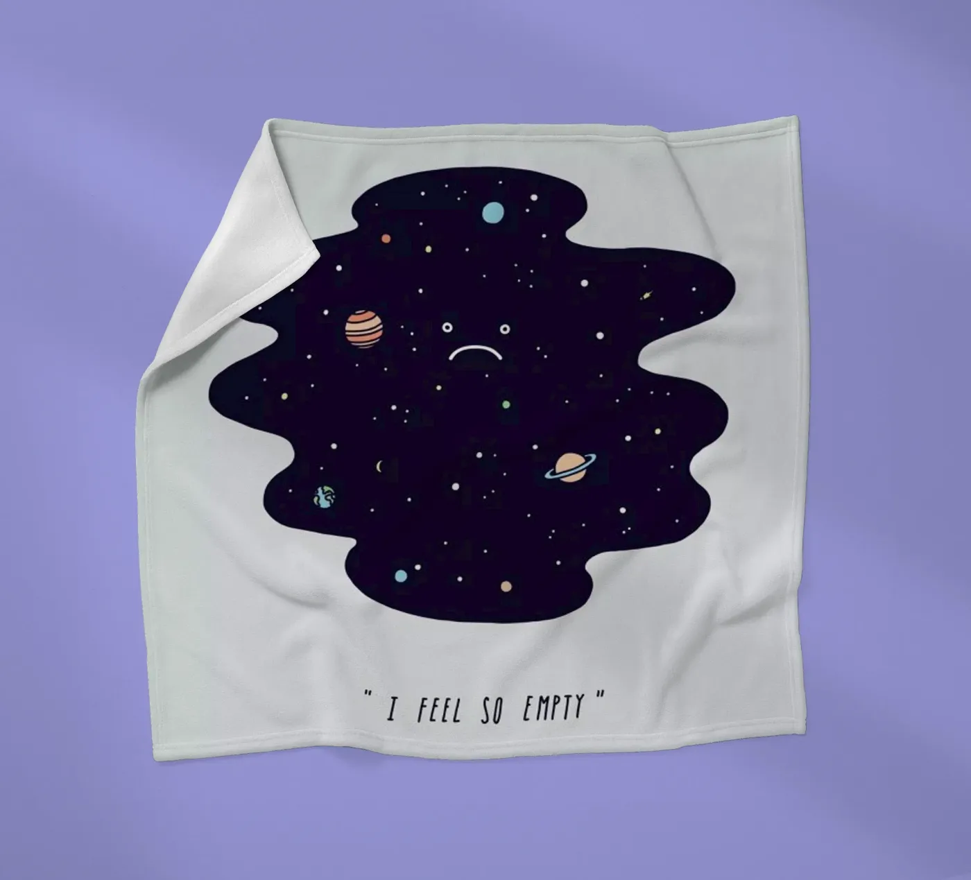 Negative Space Fleecedecke von Jaco Haasbroek