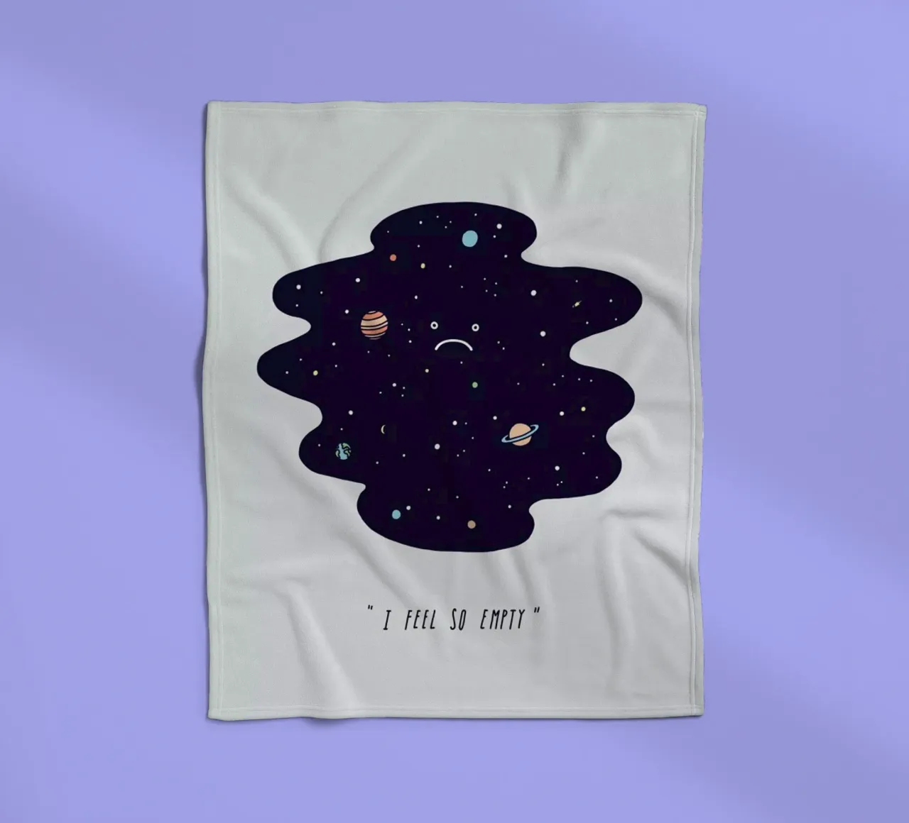 Negative Space fleecedeken van Jaco Haasbroek