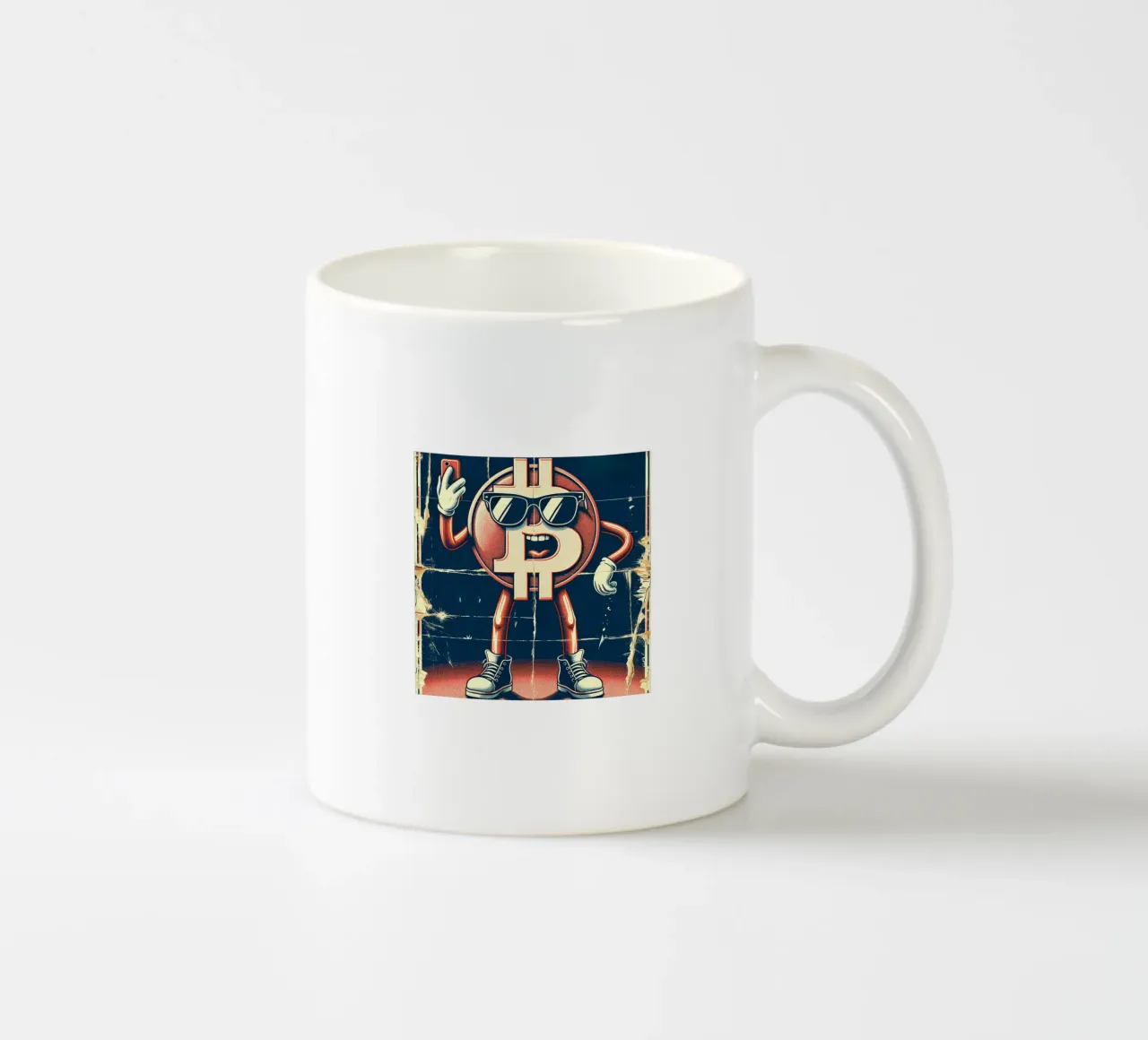 BTC_sure... tazza in ceramica da Crypto_Jungle