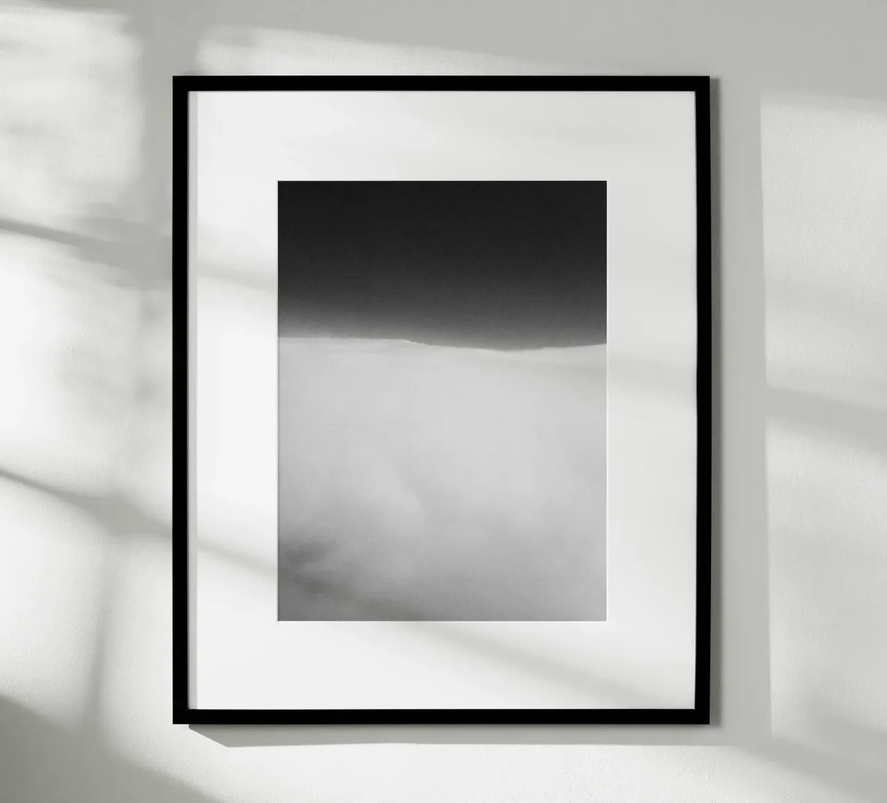 Zuckerwatte - Soft Looking Clouds in front of black sky poster by Lisa Jureczko Arts Illustration