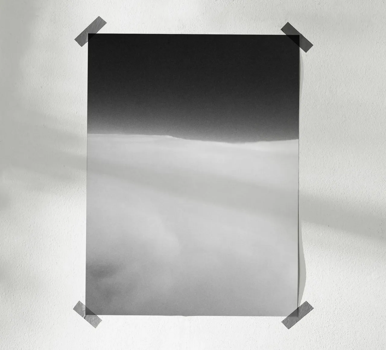 Zuckerwatte - Soft Looking Clouds in front of black sky poster by Lisa Jureczko Arts Illustration