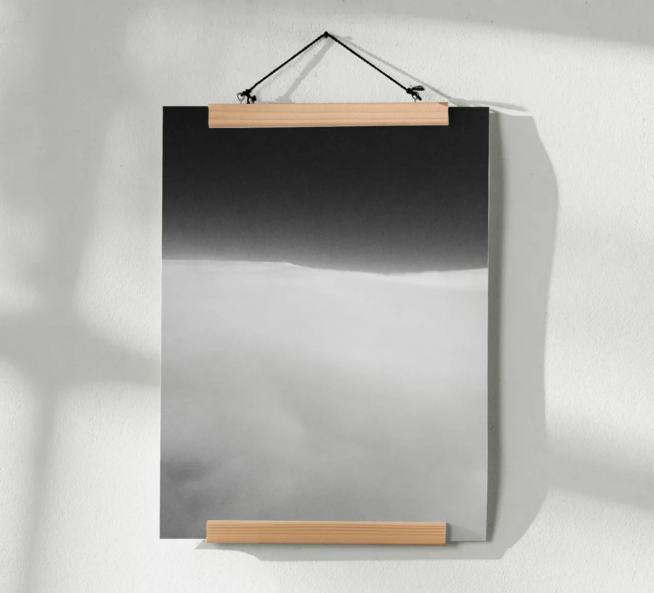 Zuckerwatte - Soft Looking Clouds in front of black sky poster by Lisa Jureczko Arts Illustration