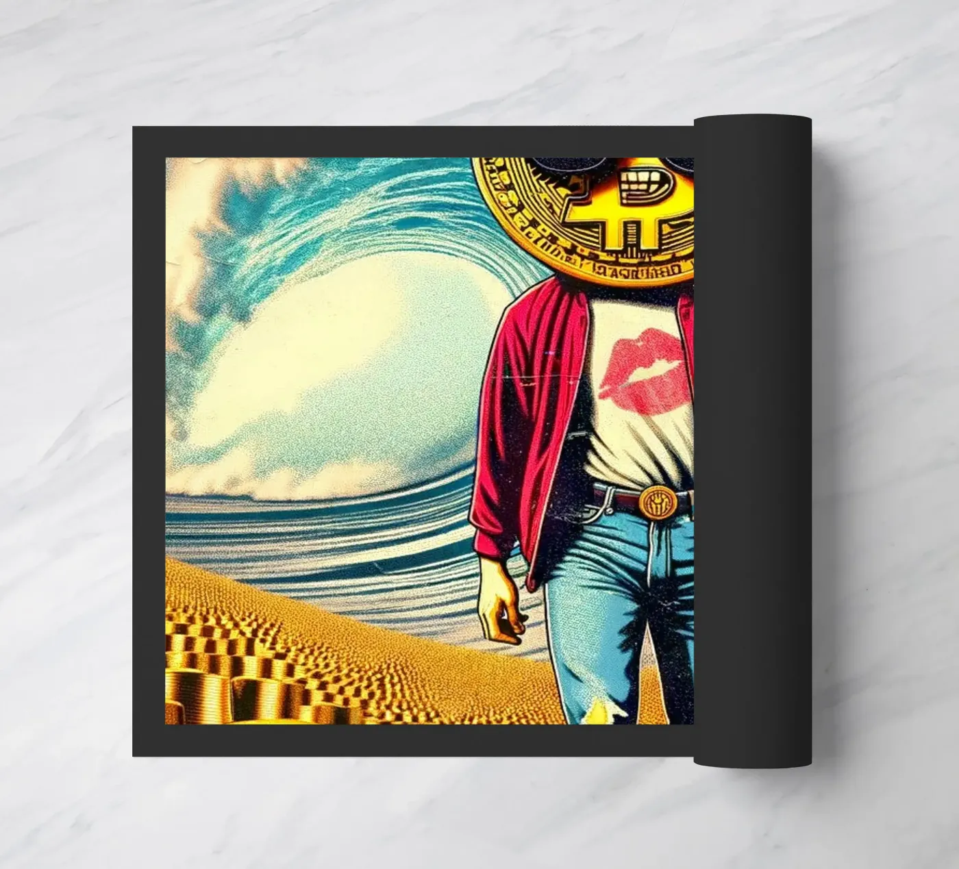 Coolio_BTC Fußmatte von Crypto_Jungle