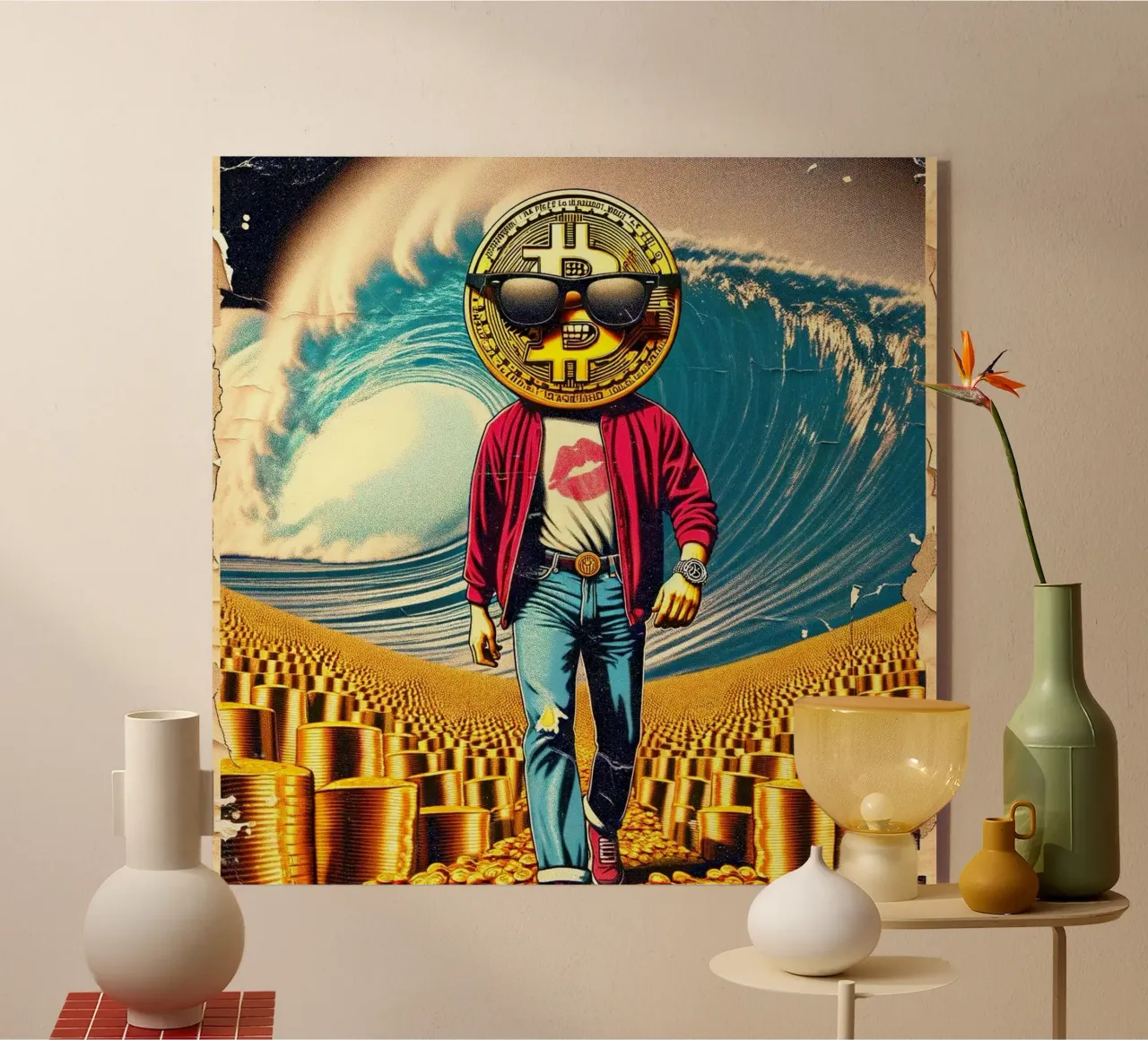 Coolio_BTC plexiglas de Crypto_Jungle