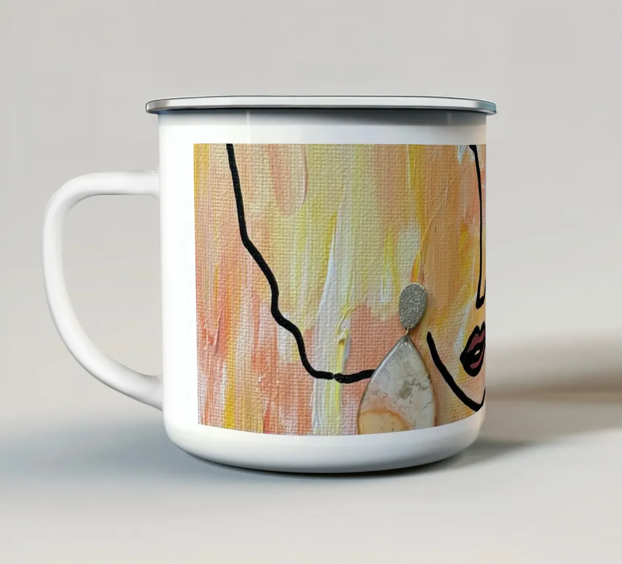 Prête à brûler tazza in smalto da Aliciavgz