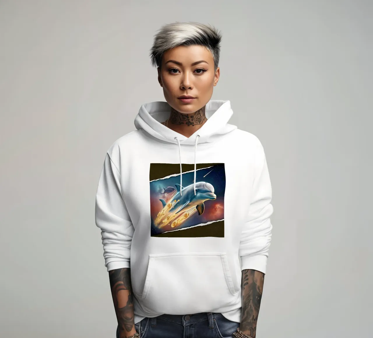 Of the Seas_BTC felpa con cappuccio da Crypto_Jungle
