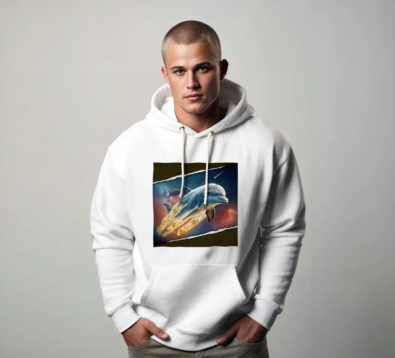 Of the Seas_BTC felpa con cappuccio da Crypto_Jungle