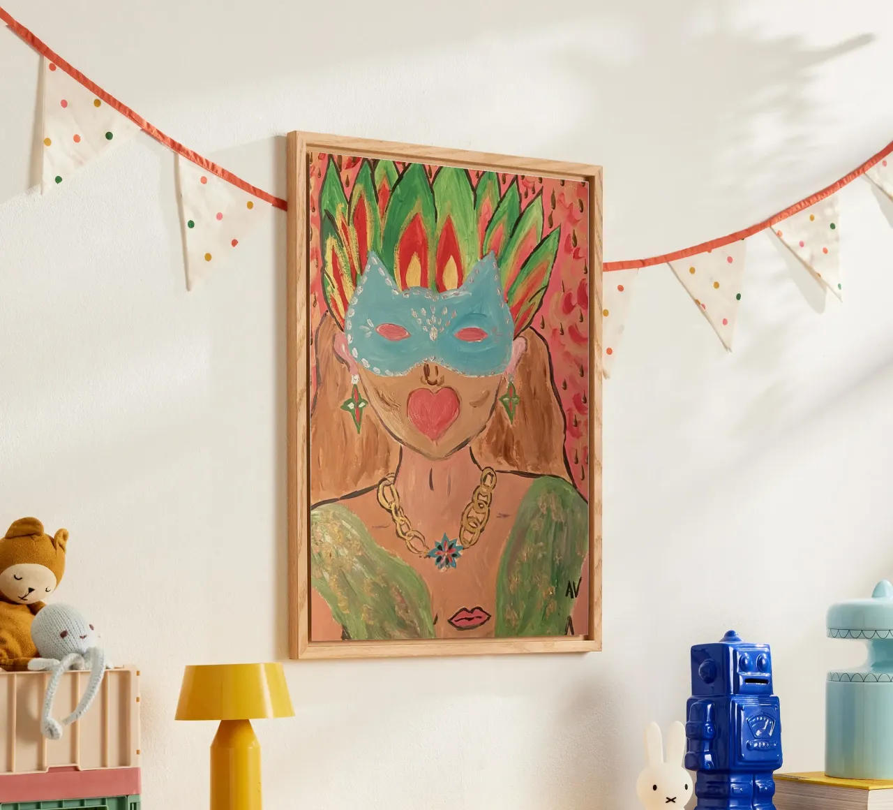 Carnaval rose plexiglass da Aliciavgz