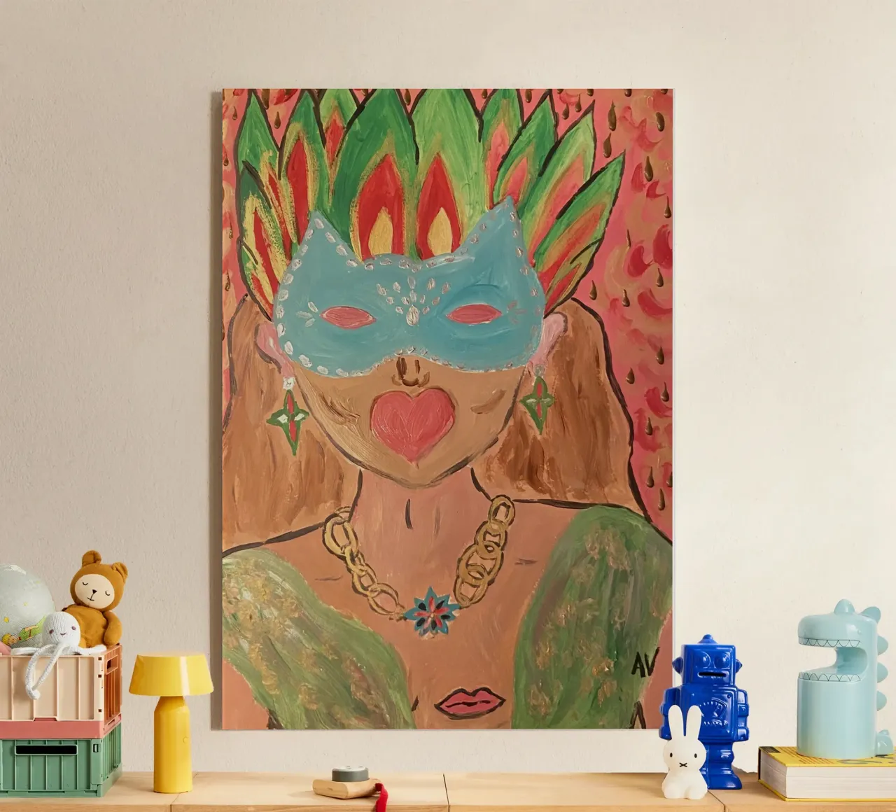 Carnaval rose plexiglass da Aliciavgz