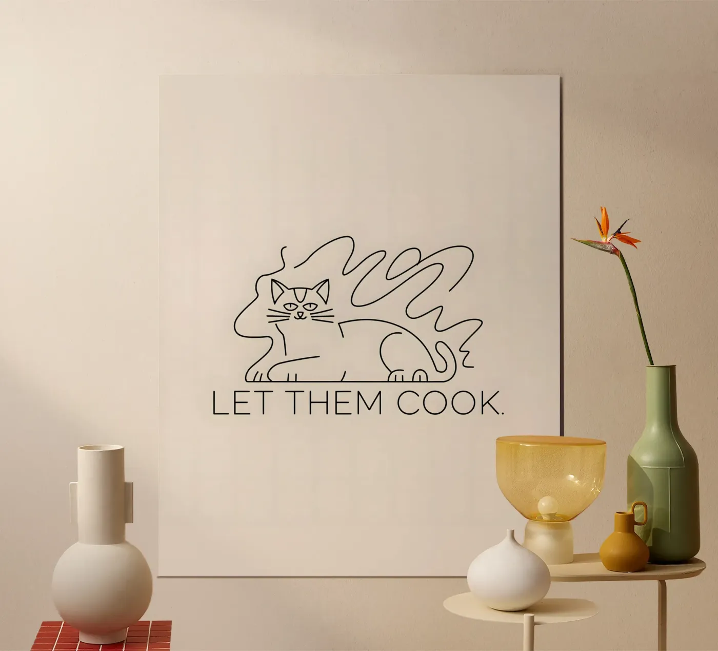 Lasst sie kochen Poster von Kintsugi99