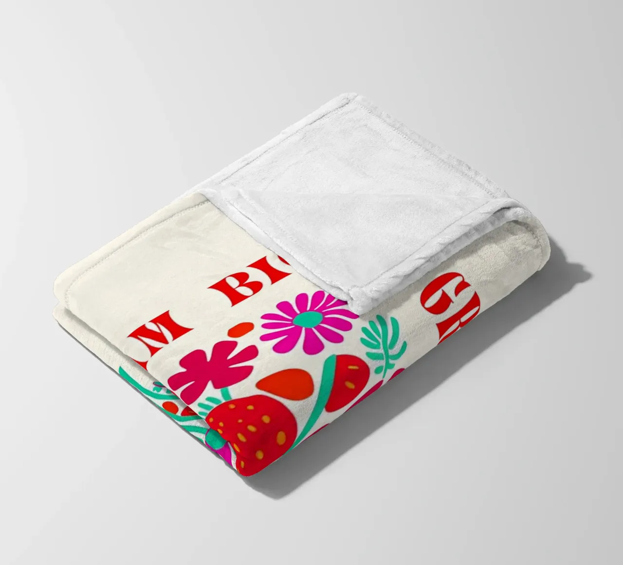 Sognare in grande, essere grati, vivere semplicemente coperta in pile da inspirational quote