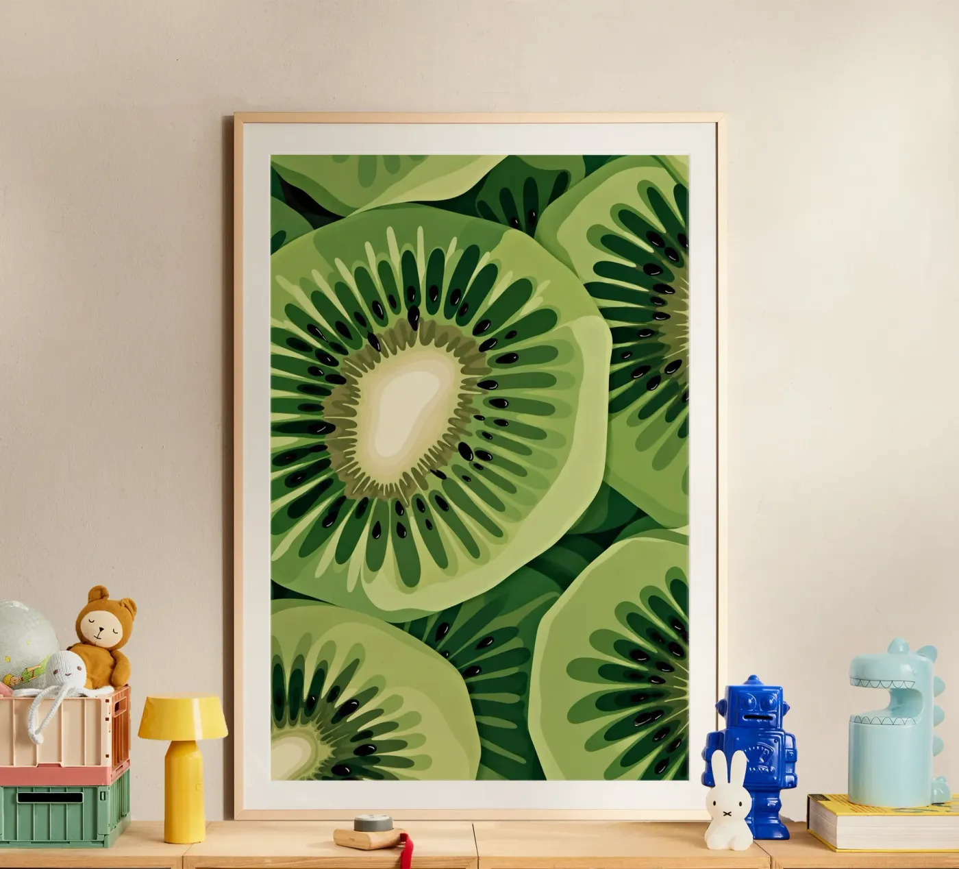 KIWI poster van Linsi