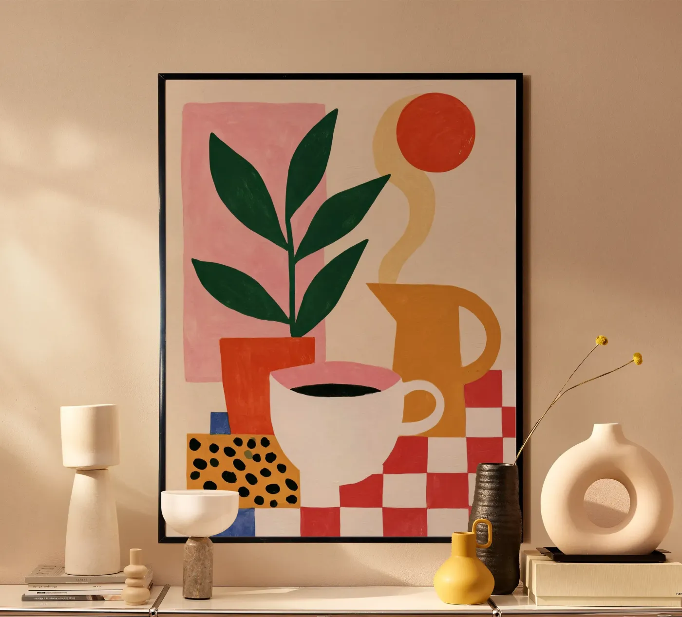 Caffè e croissant poster da Gaite
