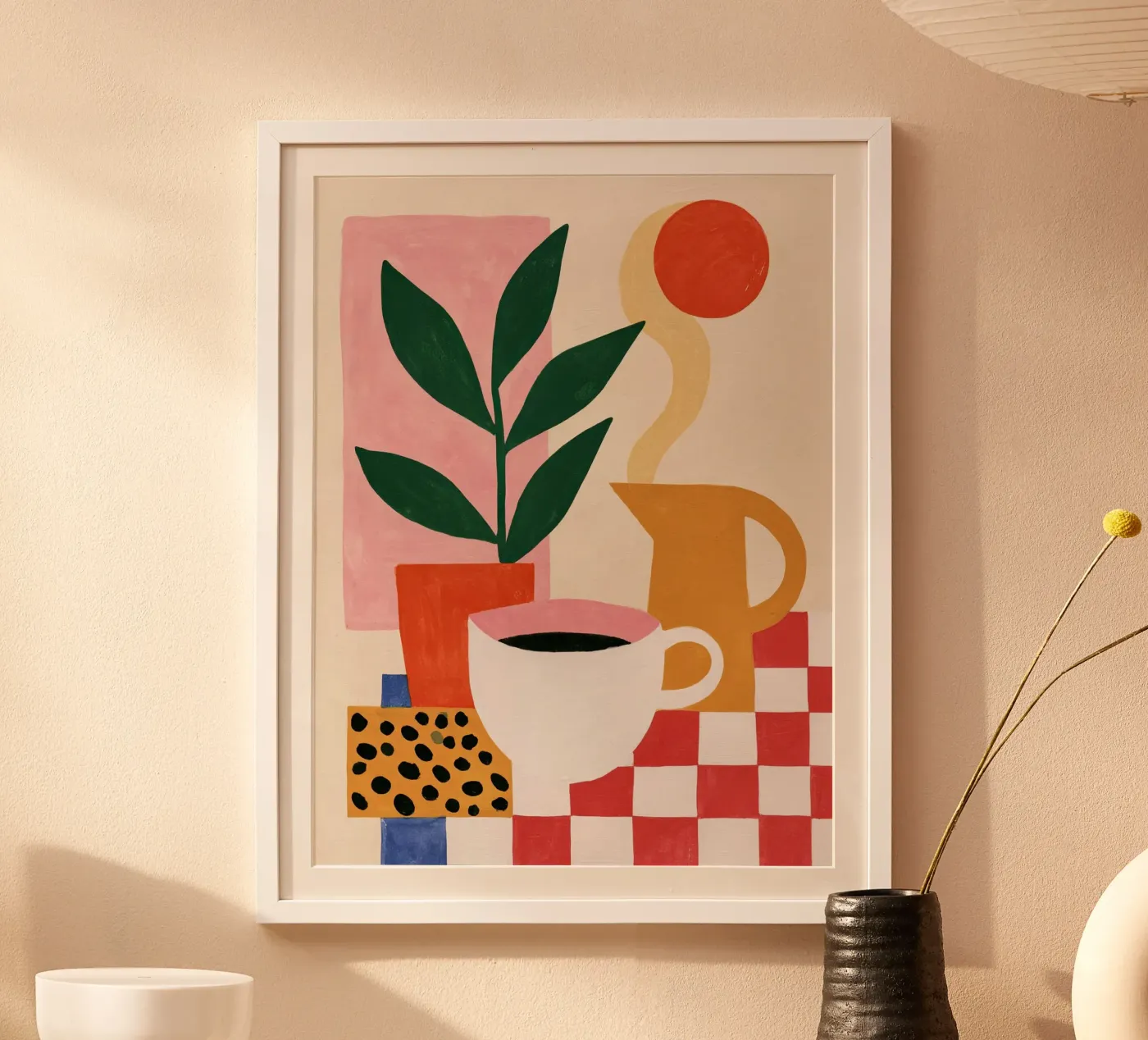 Caffè e croissant poster da Gaite