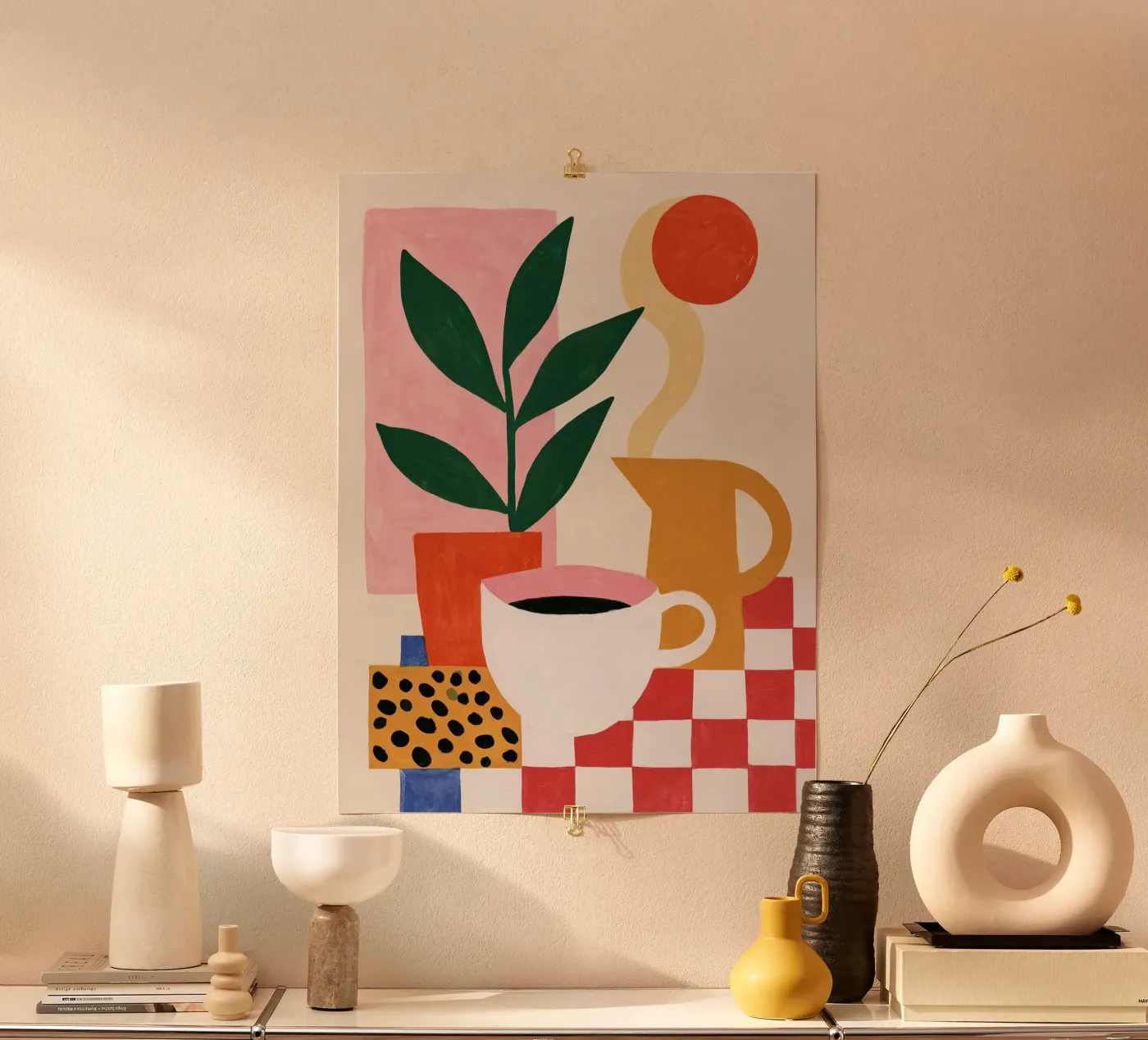 Caffè e croissant poster da Gaite