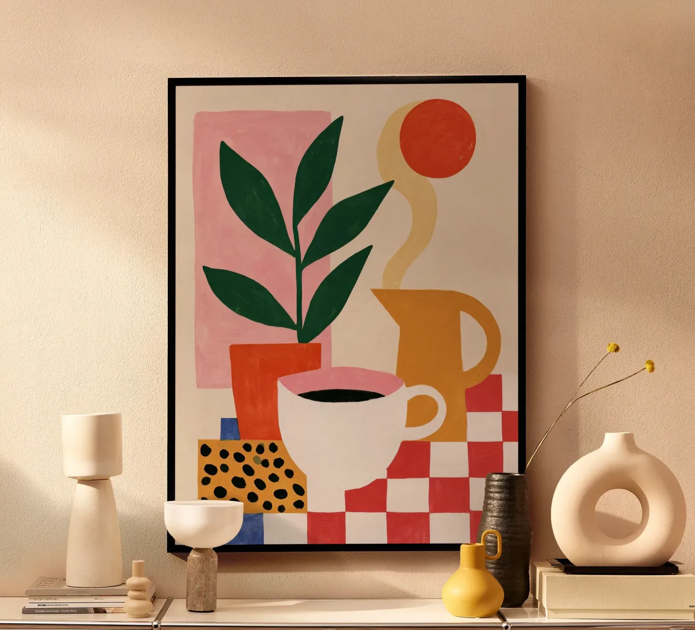 Caffè e croissant poster da Gaite