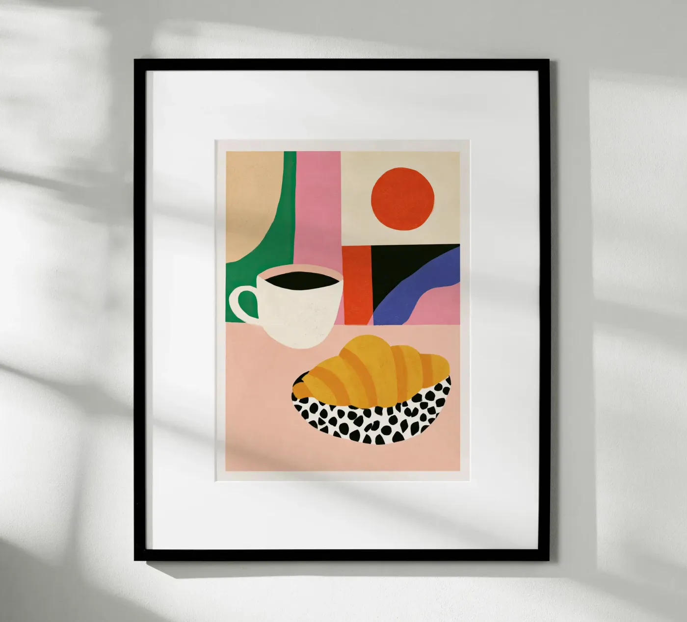 Caffè e croissant poster da Gaite