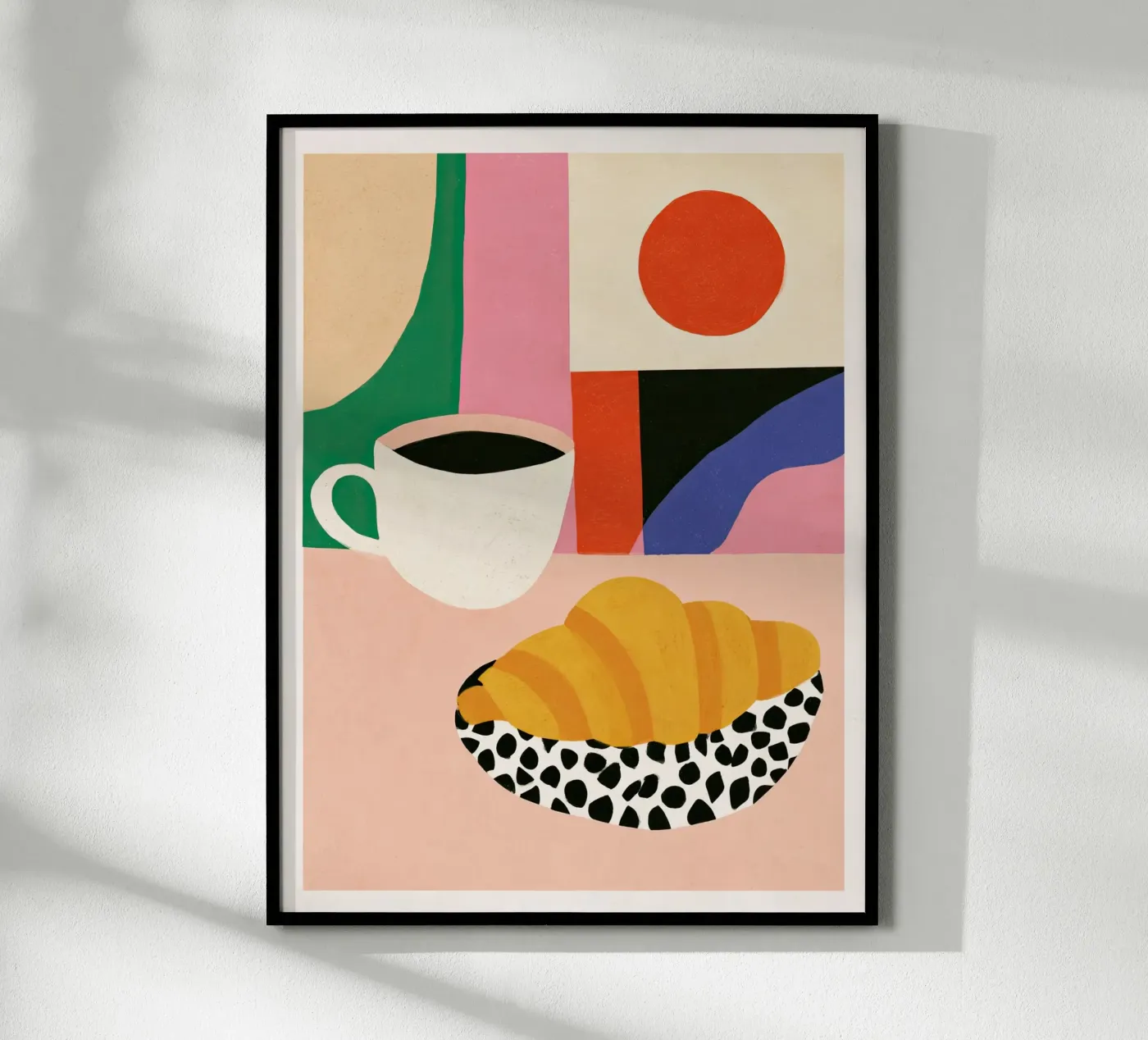 Caffè e croissant poster da Gaite