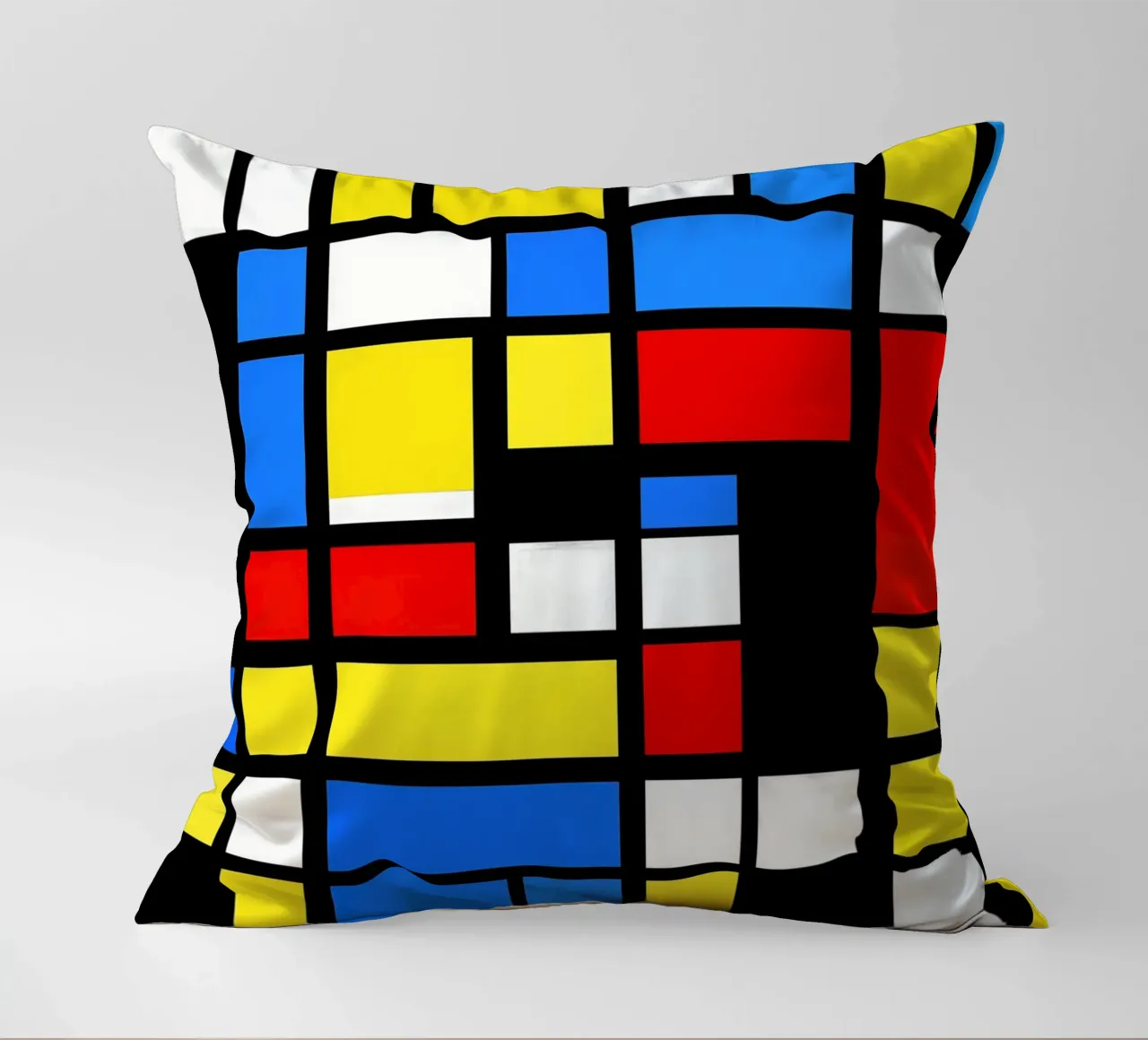 Mondrian Style Pattern cuscino da Autofocus
