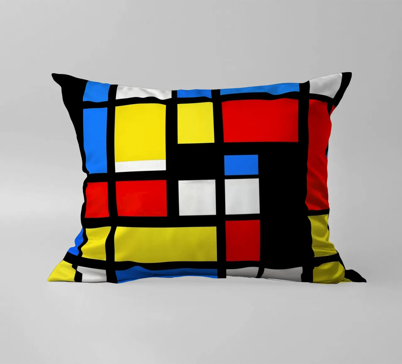 Mondrian Style Pattern cuscino da Autofocus