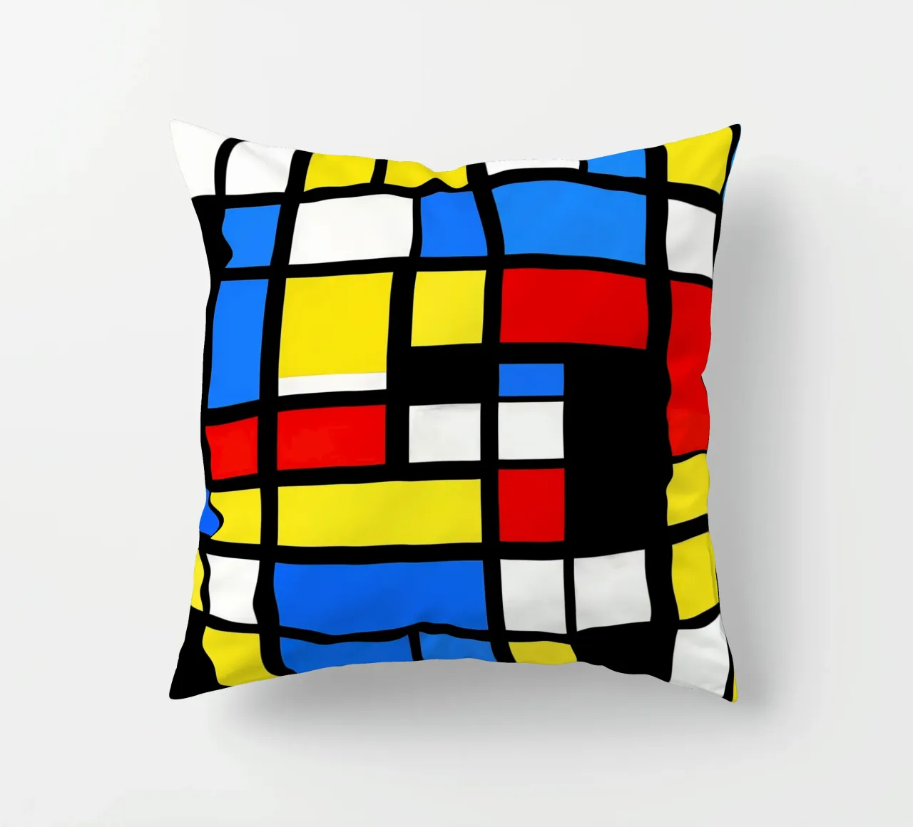 Mondrian Style Pattern cuscino da Autofocus