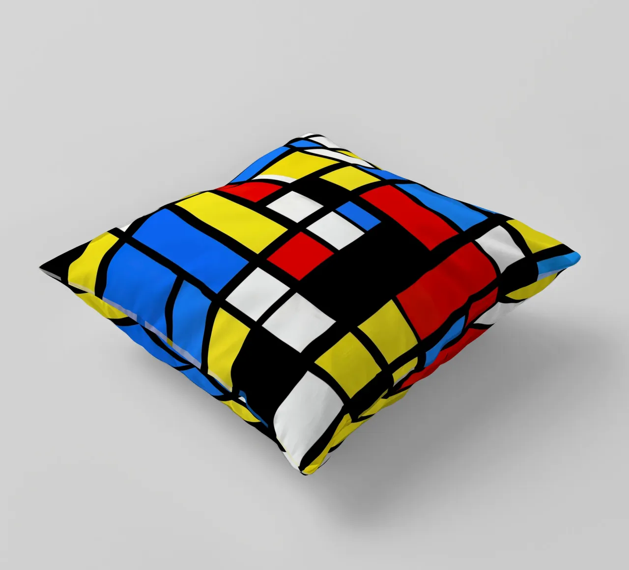 Mondrian Style Pattern cuscino da Autofocus