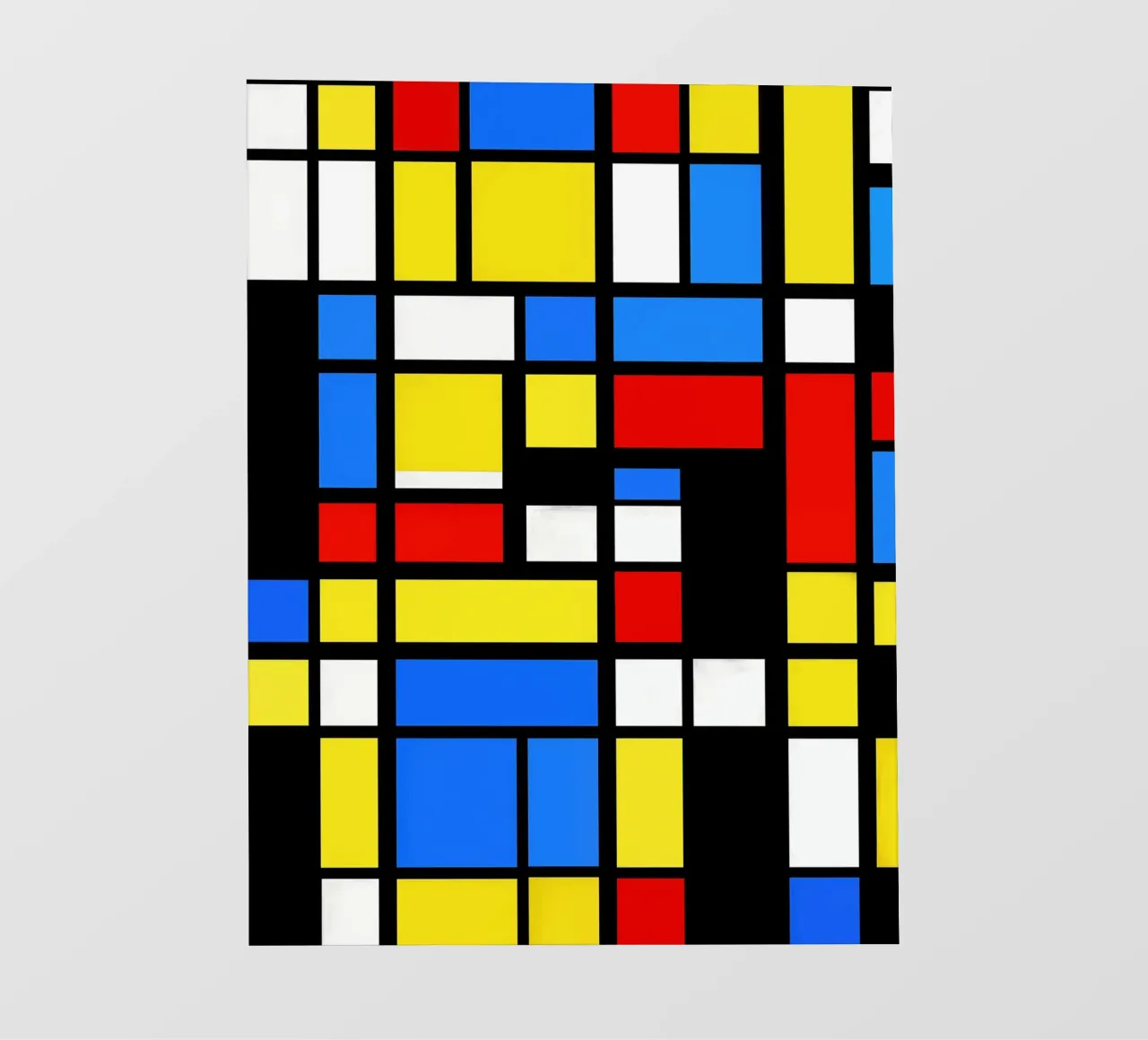 Mondrian Style Pattern telo in pvc da Autofocus