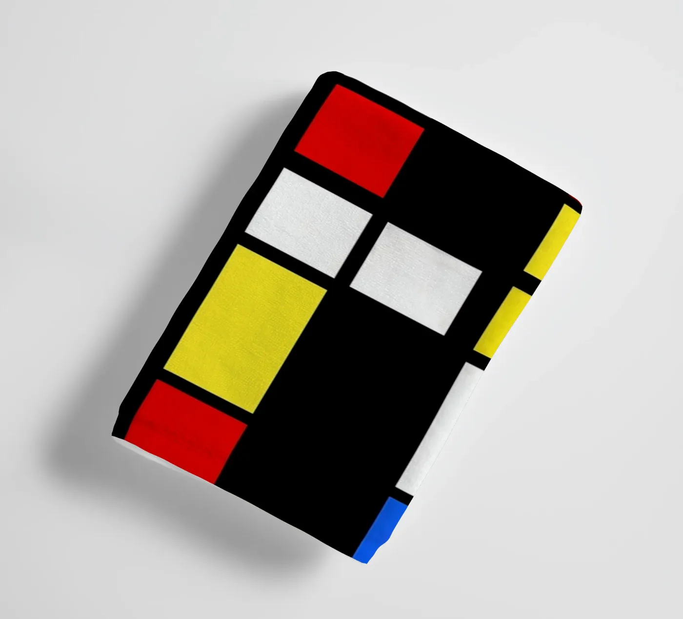 Mondrian Style Pattern badhanddoek van Autofocus