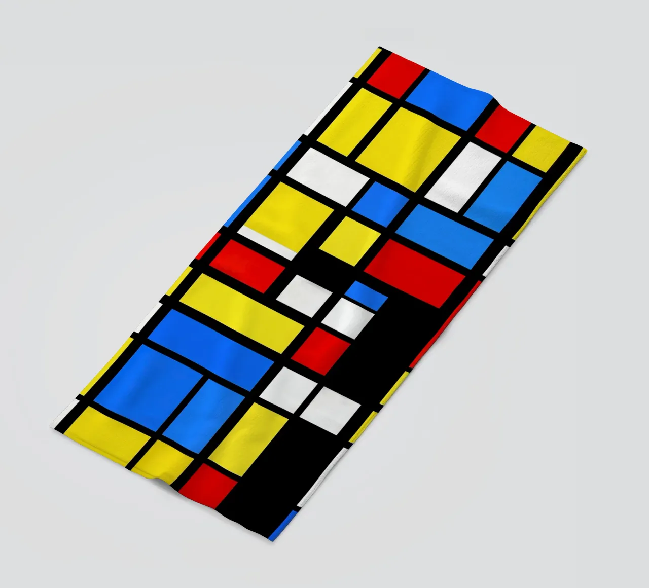 Mondrian Style Pattern telo mare da Autofocus