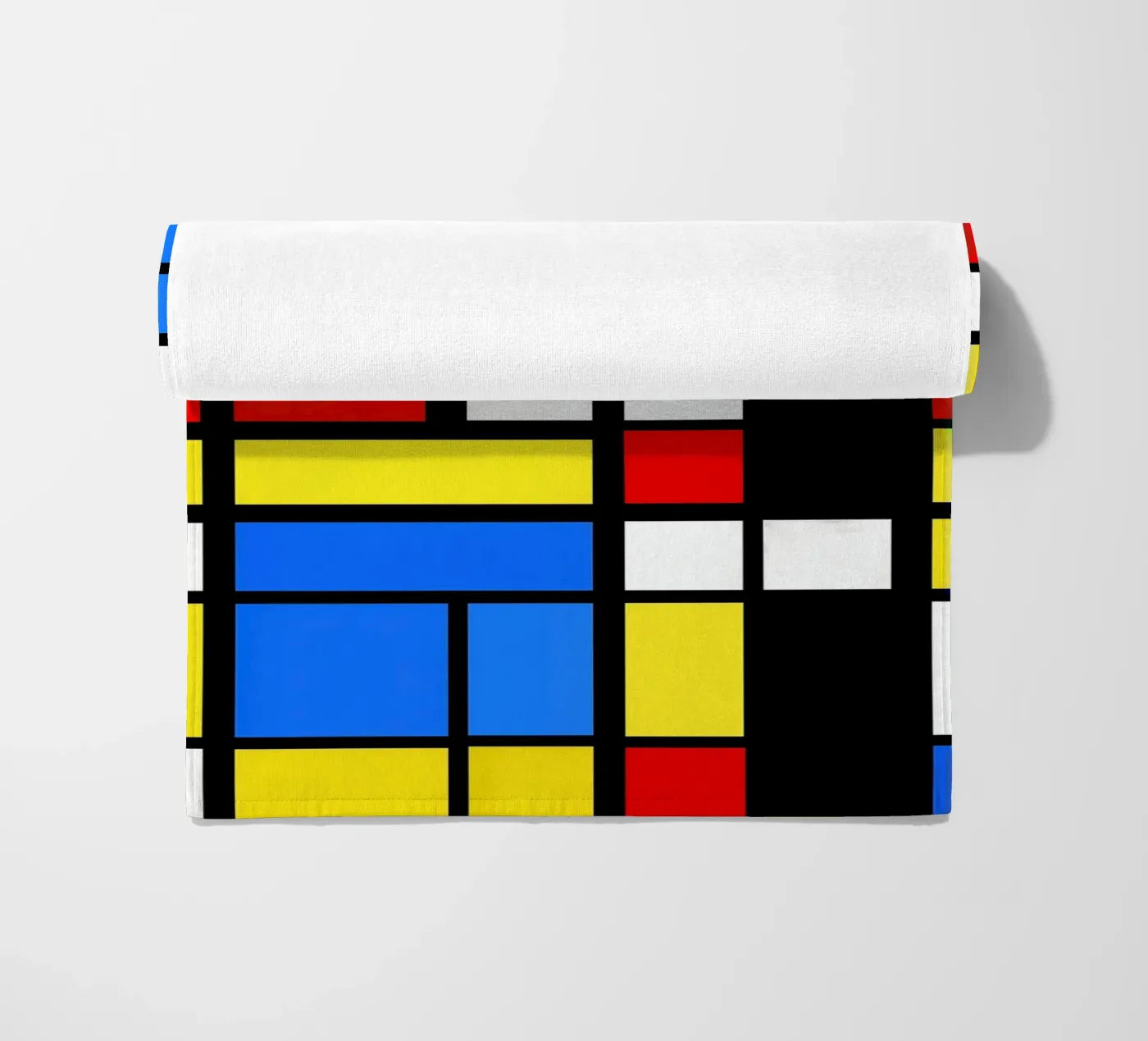 Mondrian Style Pattern serviette de plage de Autofocus