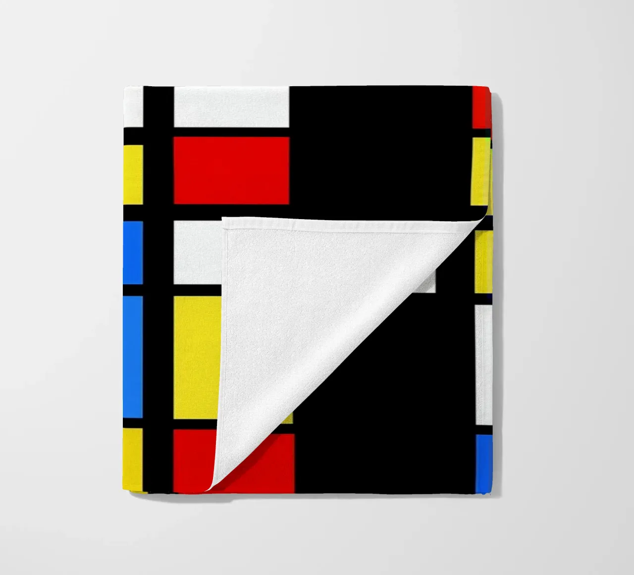 Mondrian Style Pattern telo mare da Autofocus