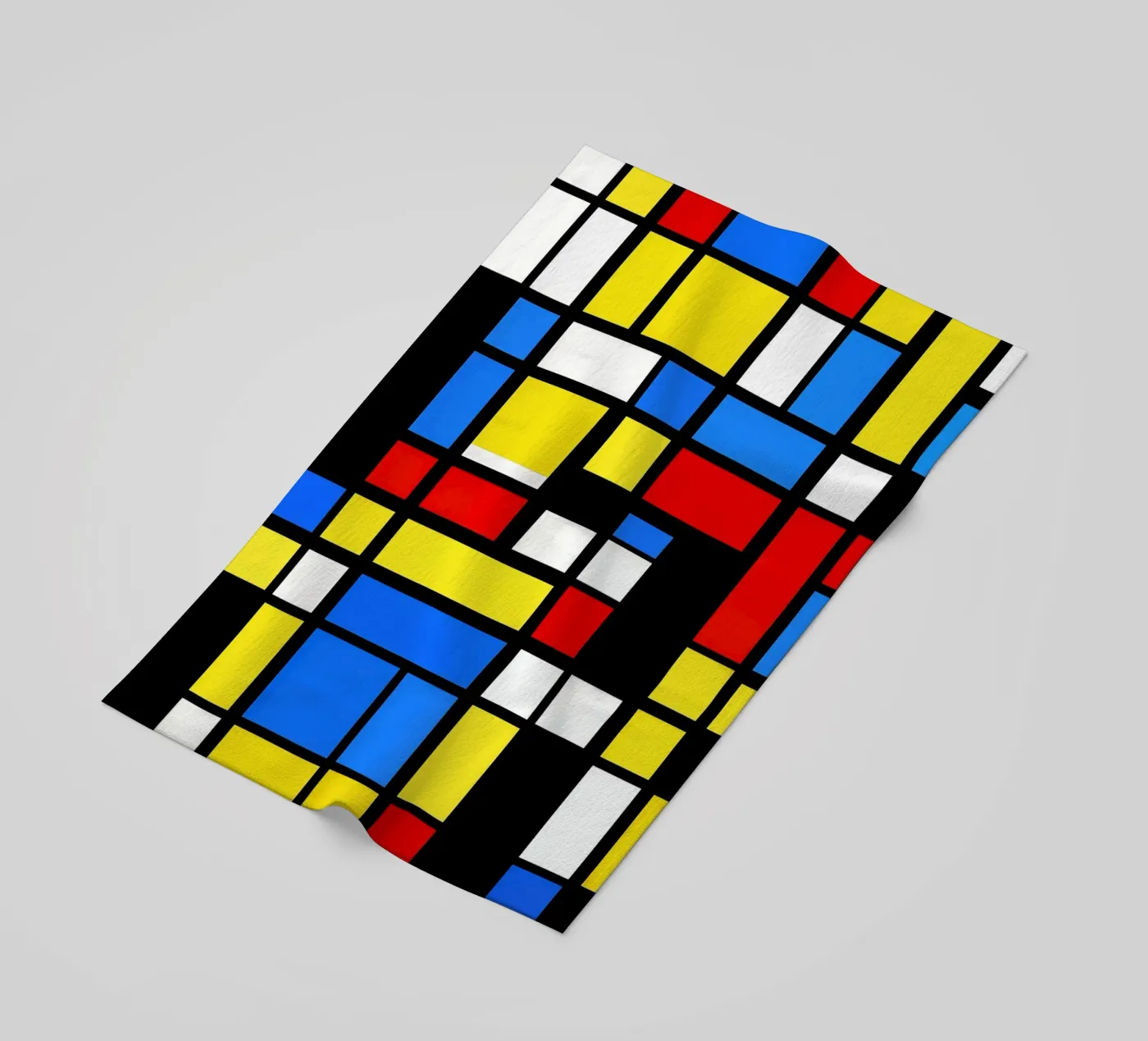 Mondrian Style Pattern serviette de plage de Autofocus