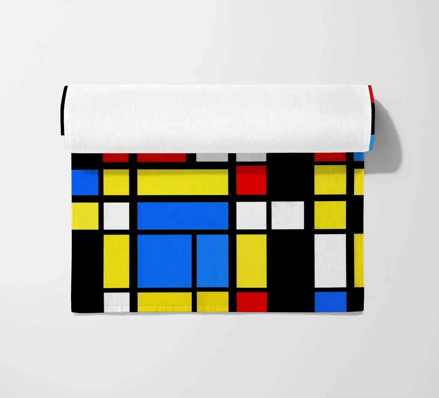 Mondrian Style Pattern serviette de plage de Autofocus