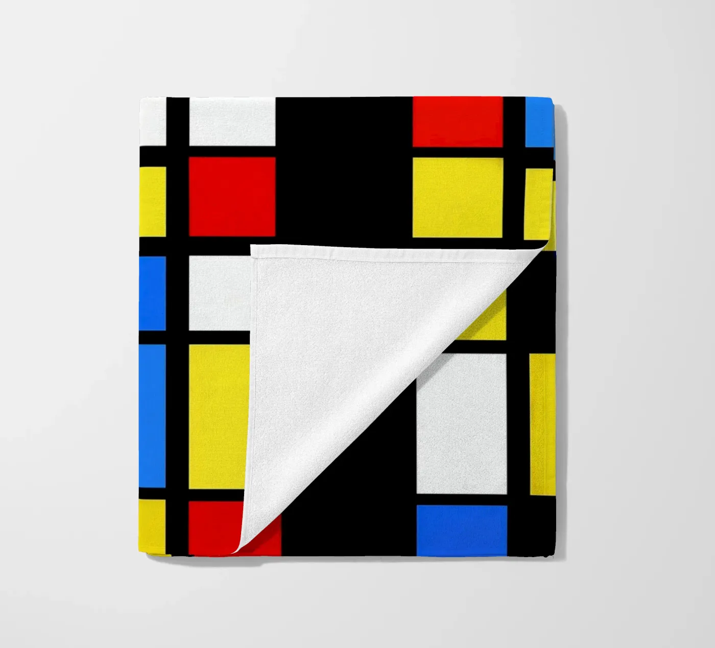 Mondrian Style Pattern serviette de plage de Autofocus