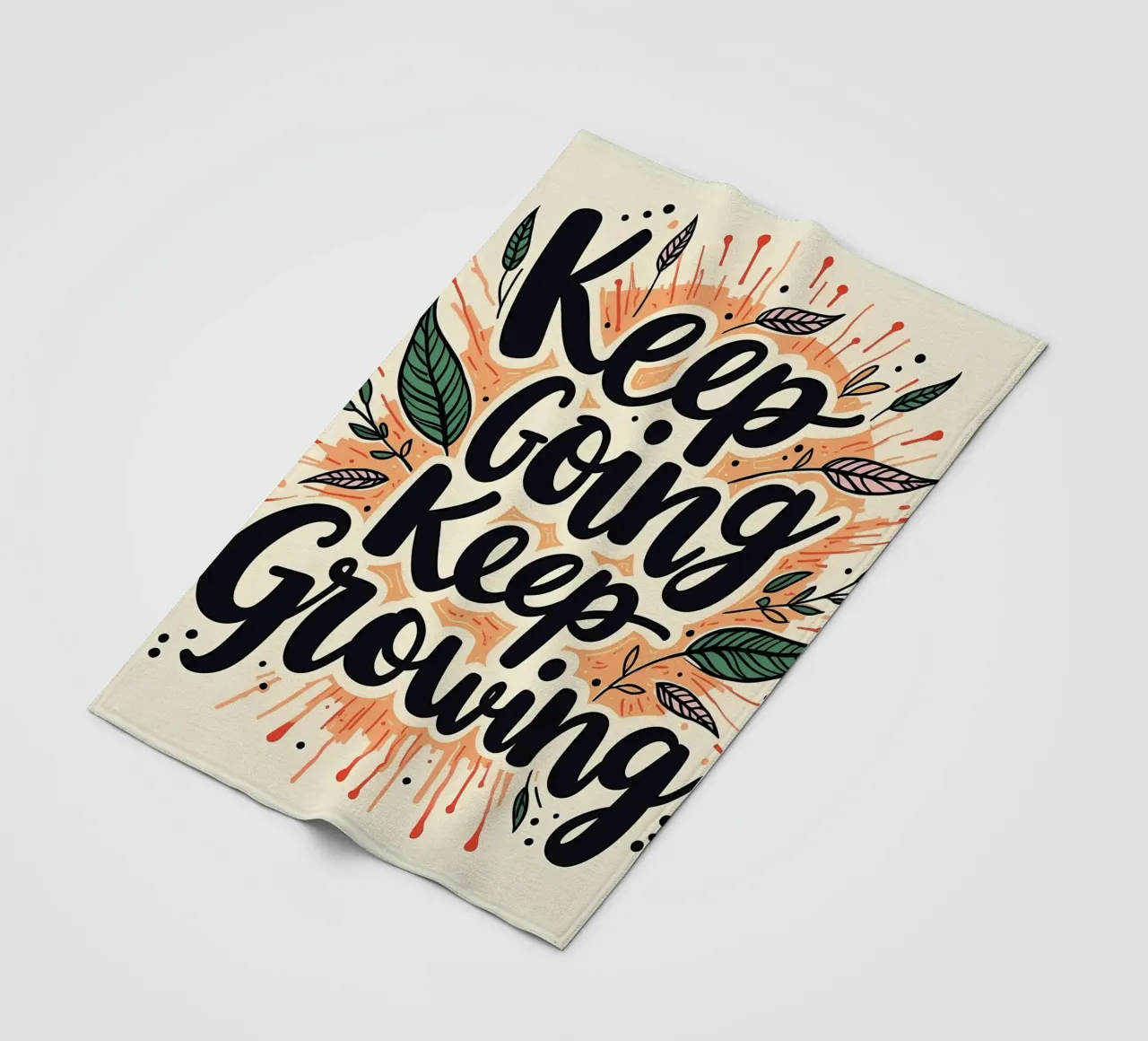 Continuare ad andare avanti, continuare a crescere coperta in pile da inspirational quote