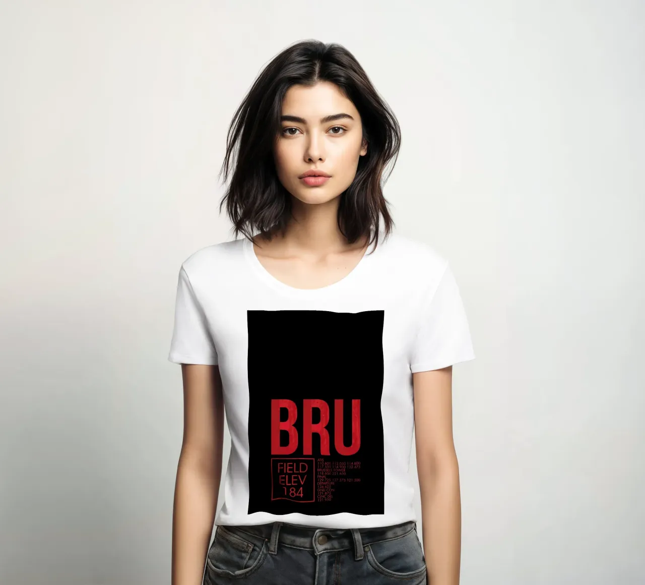 BRU Brussel Frauen T-Shirt von 08left