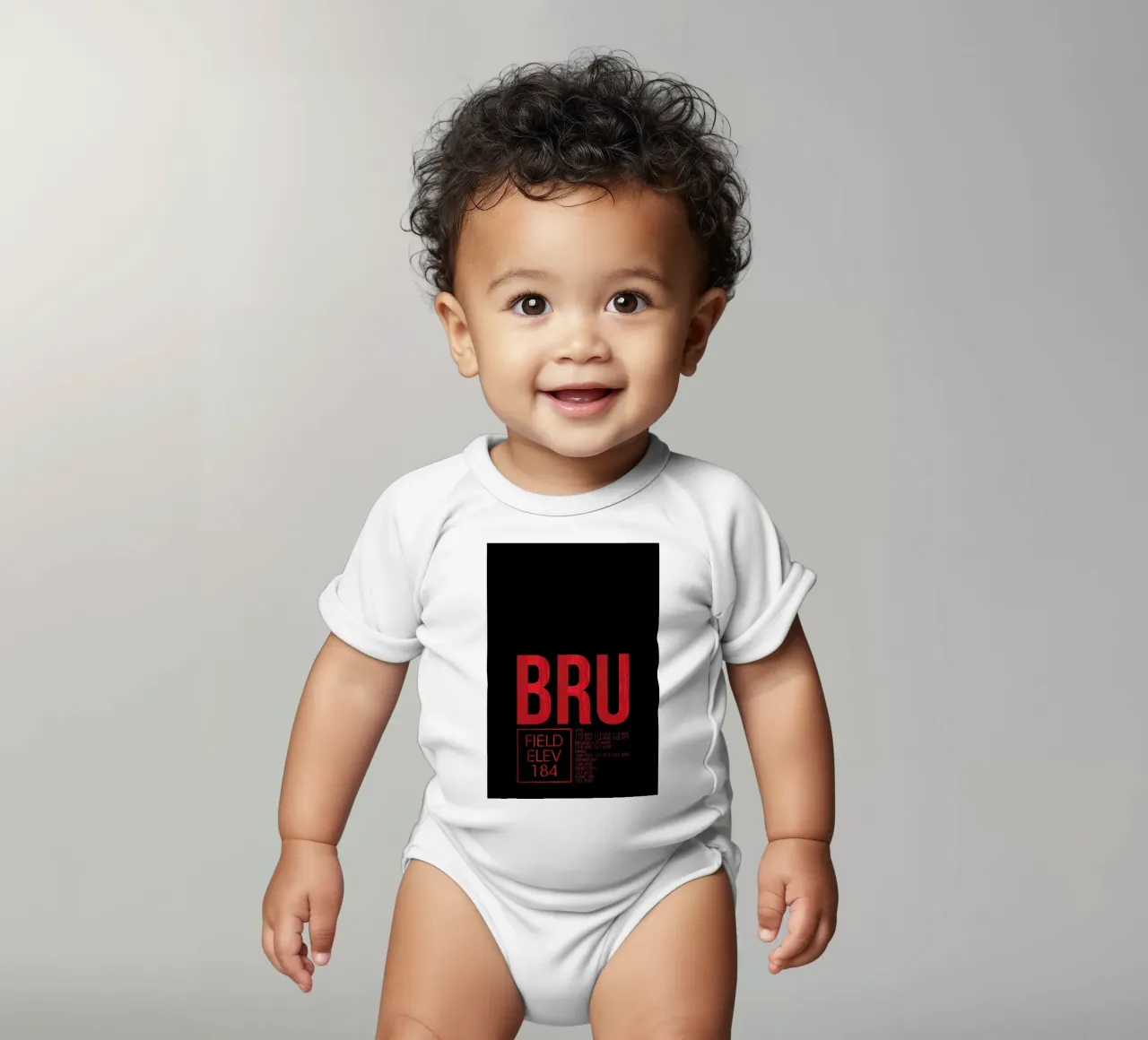 BRU Brussel body neonato maniche corte da 08left