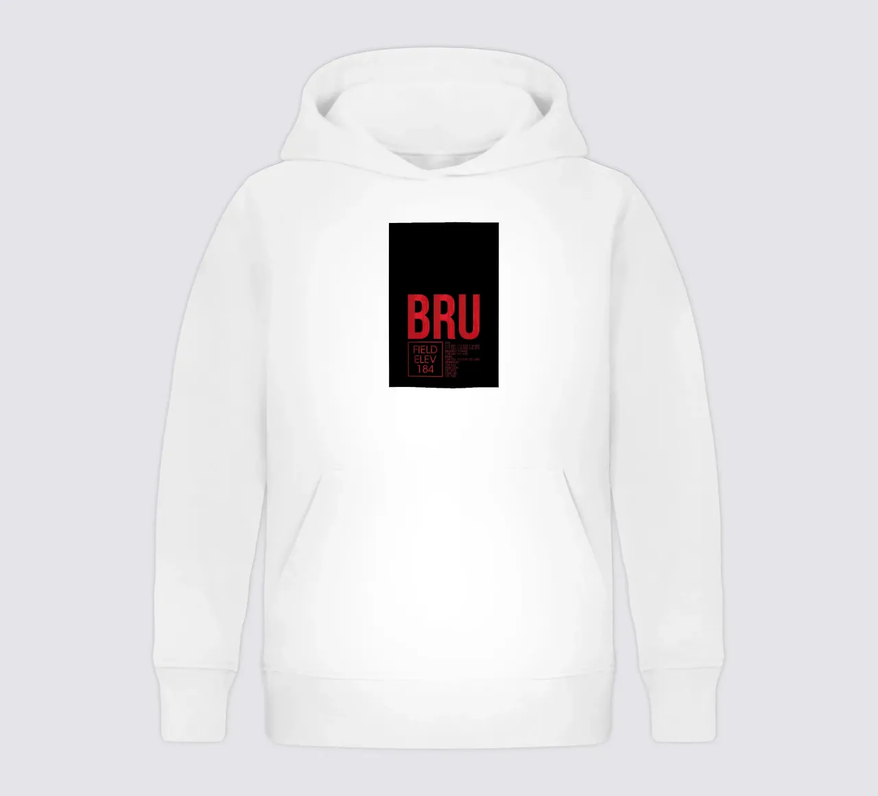 BRU Brussel felpa bambino con cappuccio da 08left