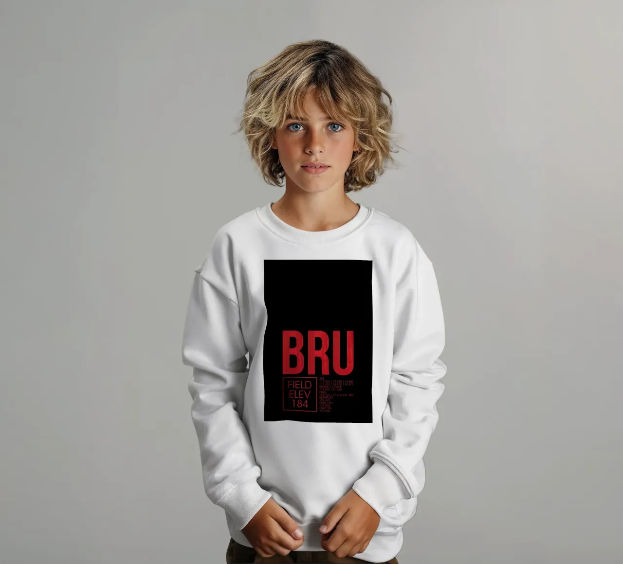BRU Brussel felpa bambino da 08left