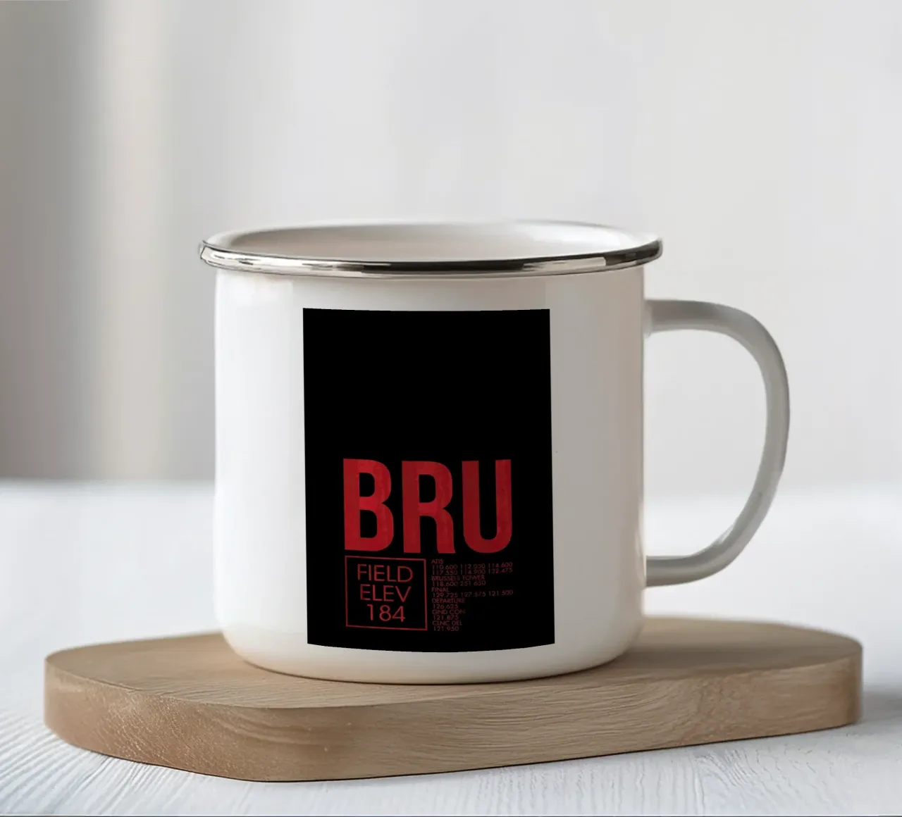 BRU Brussel tazza in smalto da 08left