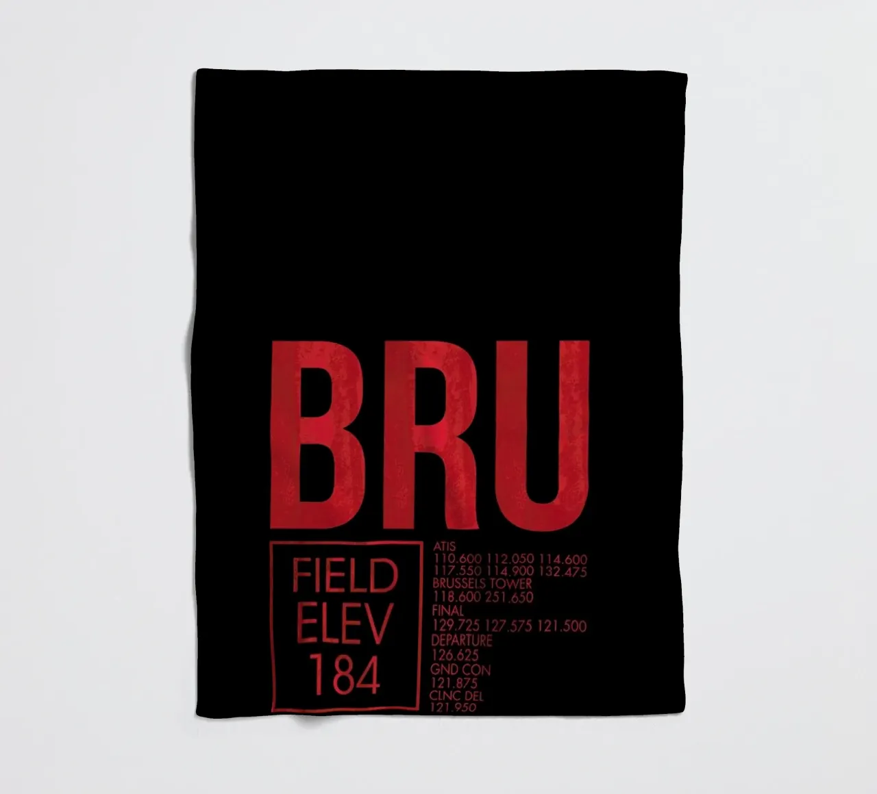 BRU Brussel coperta in pile da 08left