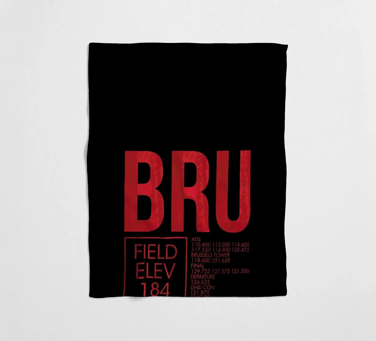 BRU Brussel coperta in pile da 08left