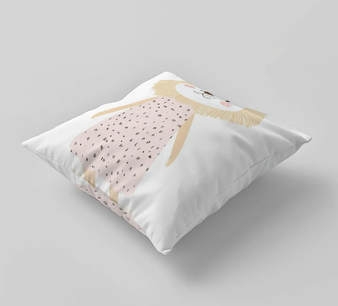 Elegant Lioness decorative cushion by So Cute Land - Affiches et posters