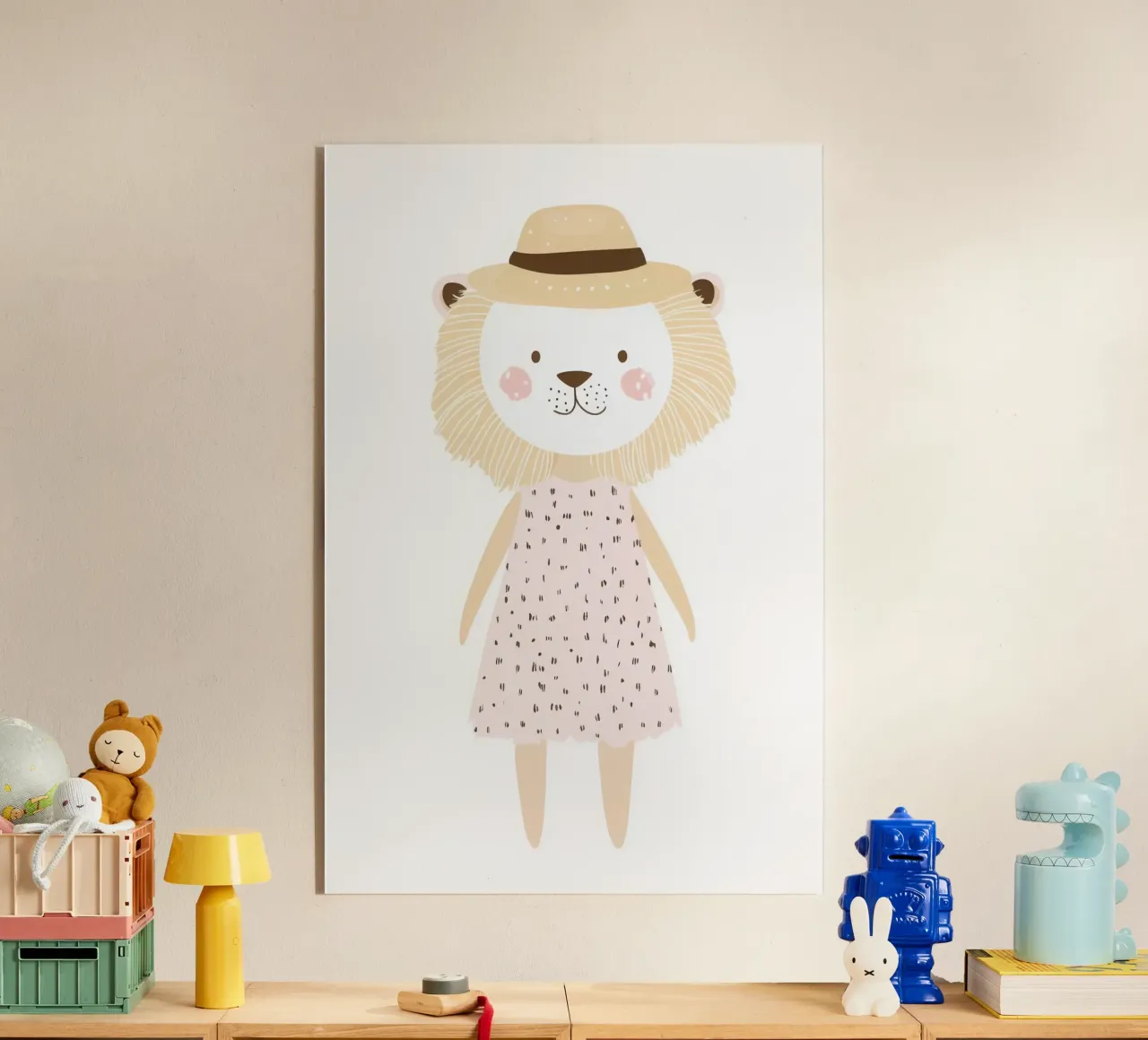 Elegant Lioness acrylic glass by So Cute Land - Affiches et posters